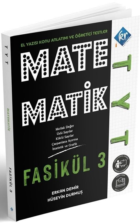KR Akademi TYT Matematik El Yazısı Konu Anlatım 3. Fasikül