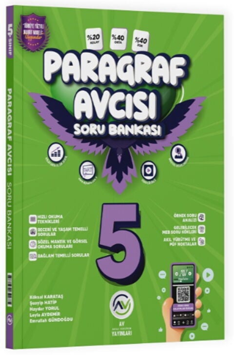 Av Yayınları 5. Sınıf Paragraf Soru Avcısı Soru Bankası
