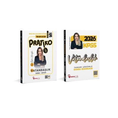 2026 KPSS Vatandaşlık Soru Bankası- Pratiko 2 Li Set