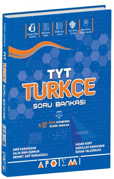 Apotemi Yayınları TYT Türkçe Soru Bankası