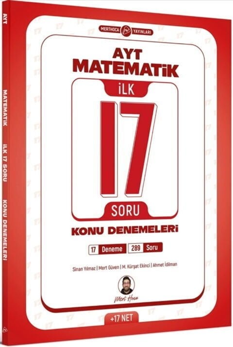 Mert Hoca Yayınları AYT Matematik İlk 17 Soru Konu Denemeleri