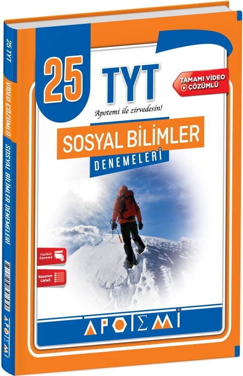 Apotemi Yayınları TYT Sosyal Bilimler 25 li Deneme