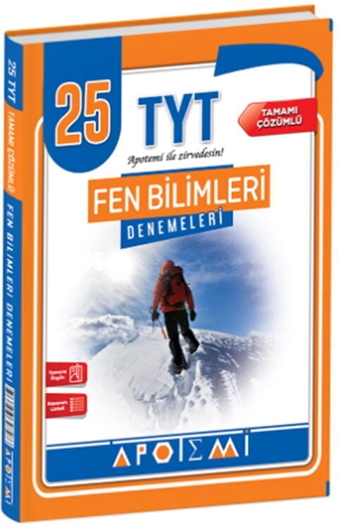 Apotemi Yayınları TYT Fen Bilimleri 25 Deneme